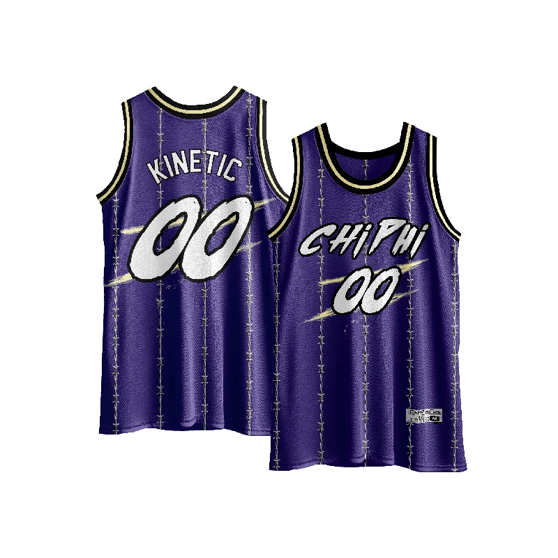 Chi Phi - Barbed Wire Basketball Jersey