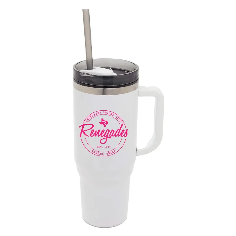 40oz Straw Tumbler - Pink