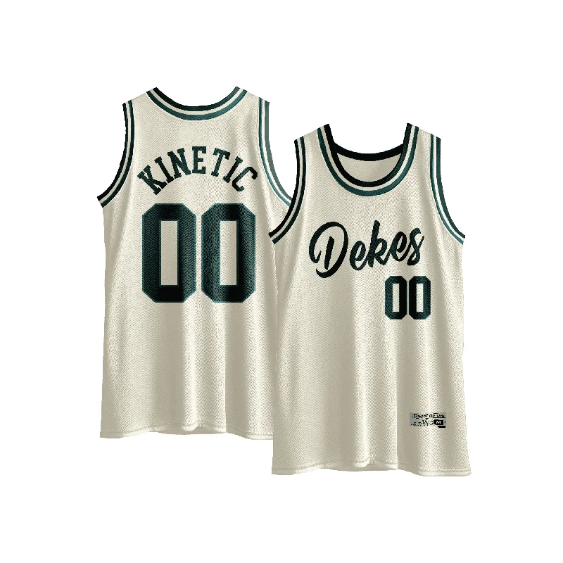 Delta Kappa Epsilon - Buttercream Basketball Jersey