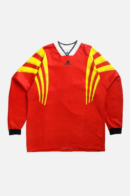 Vintage Adidas Long Sleeve Soccer Jersey - XL