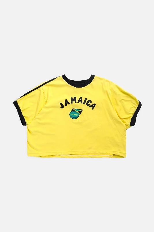 Rework Crop Jamaica Soccer Tee - XL