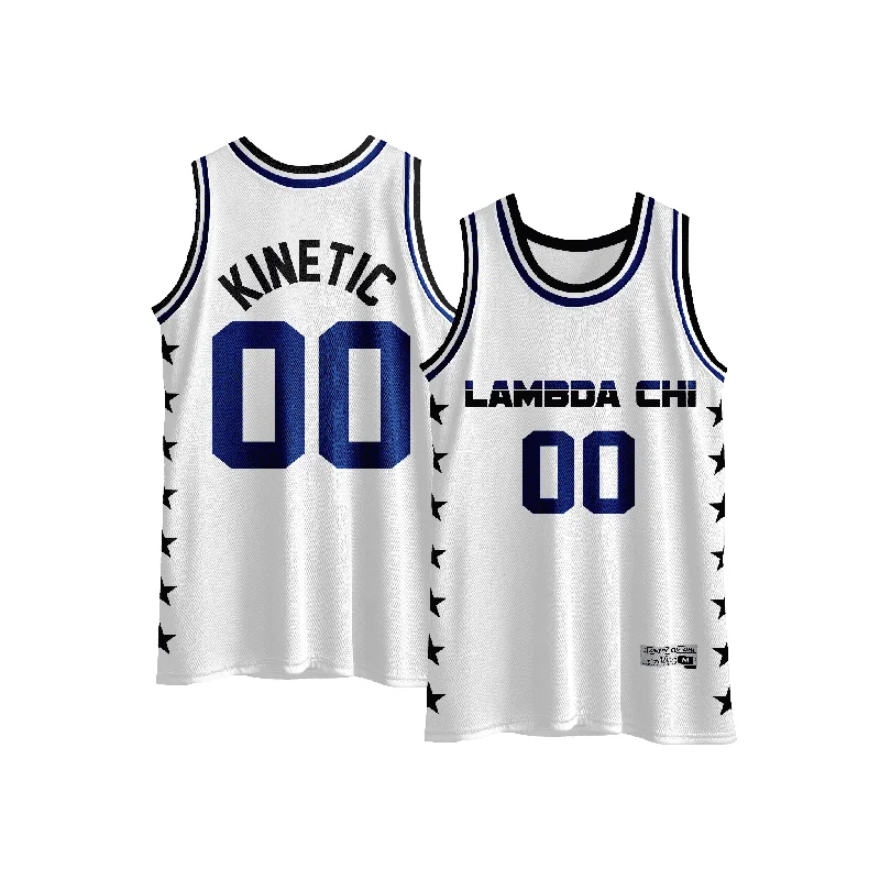 Lambda Chi Alpha - Black Star Basketball Jersey