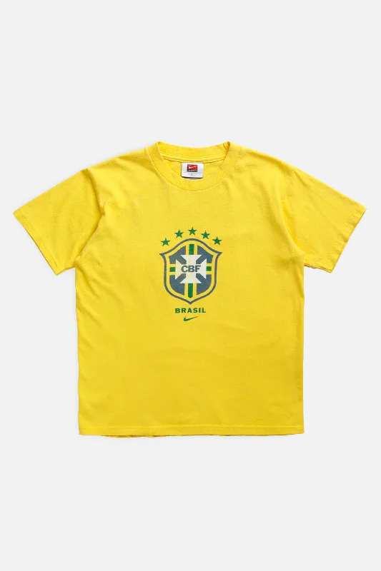 Vintage Brazil Soccer Tee - S