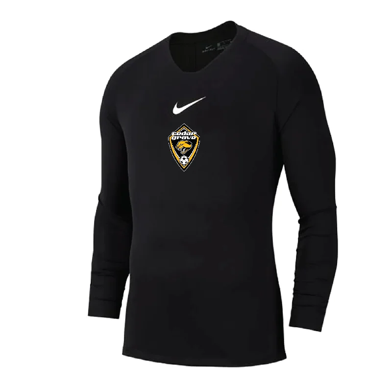 Cedar Grove Nike Park LS First Layer Compression Black