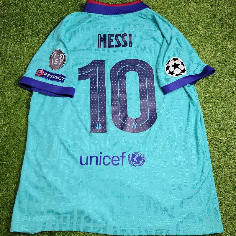 Messi Barcelona Player Issue Vaporknit 2019 2020 Third Soccer Jersey Shirt XL SKU# AR9343-310