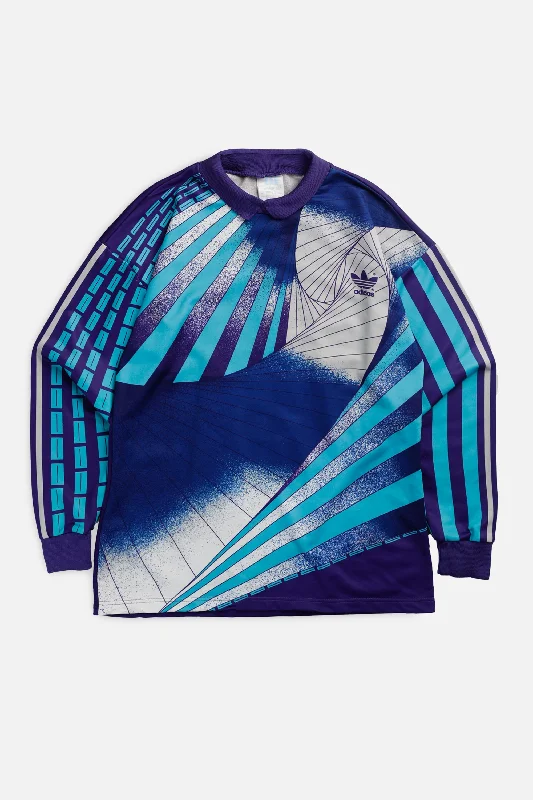 Vintage Adidas Long Sleeve Soccer Jersey - M