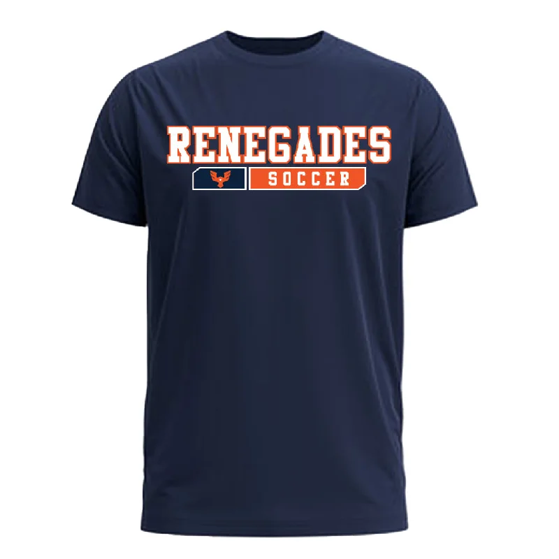 Navy Renegades Soccer Short Sleeve T-Shirt