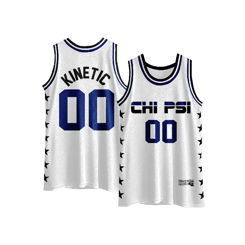 Chi Psi - Black Star Basketball Jersey