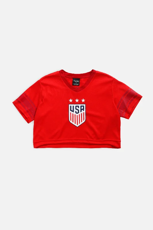 Rework Crop USA Soccer Jersey - M