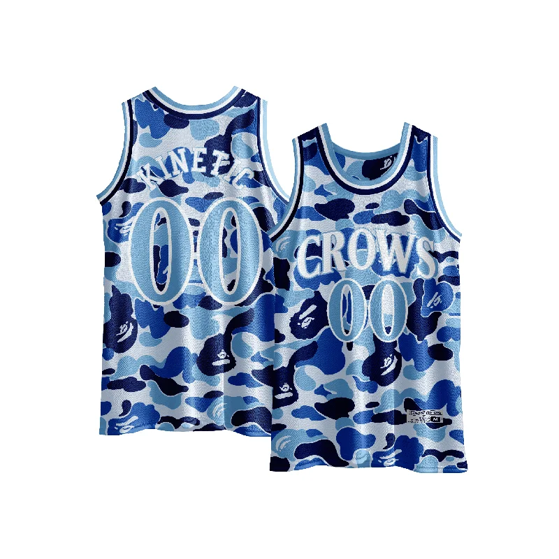 Alpha Chi Rho - Blue Camo Basketball Jersey