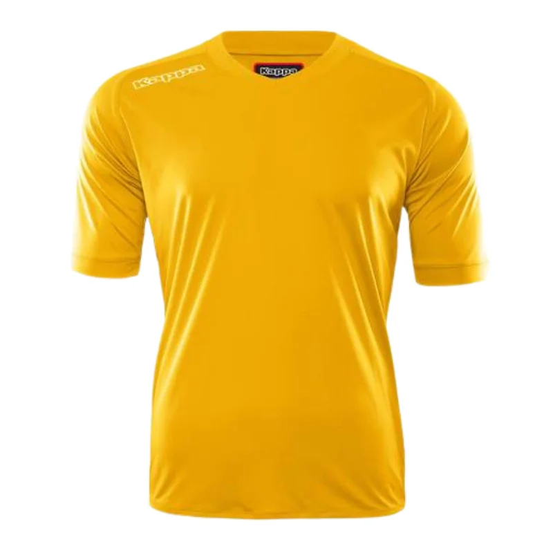 Kappa Short Sleeve Jersey Youth Yellow