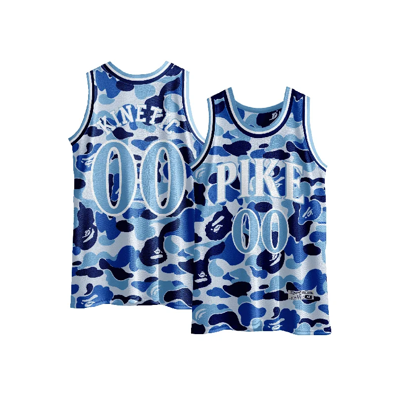 Pi Kappa Alpha - Blue Camo Basketball Jersey