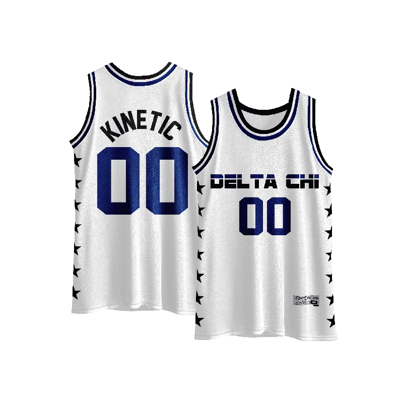 Delta Chi - Black Star Basketball Jersey