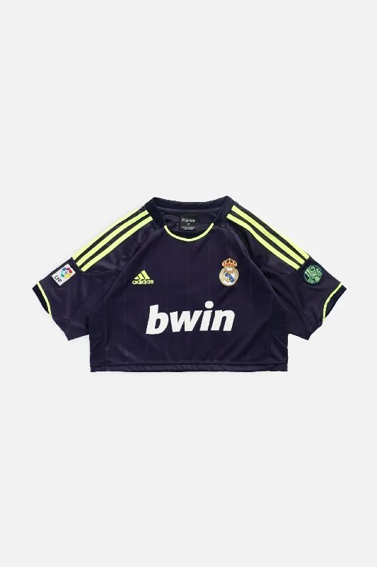 Rework Crop Madrid Soccer Jersey - XS