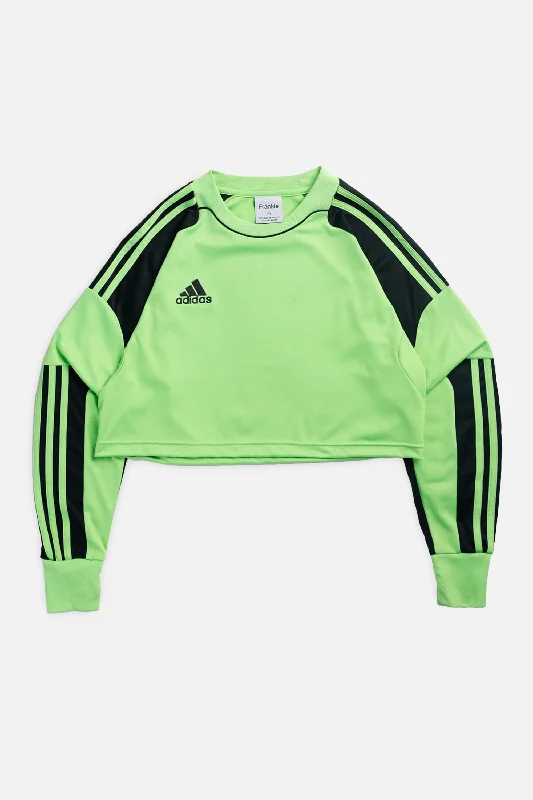 Rework Crop Adidas Soccer Jersey - S