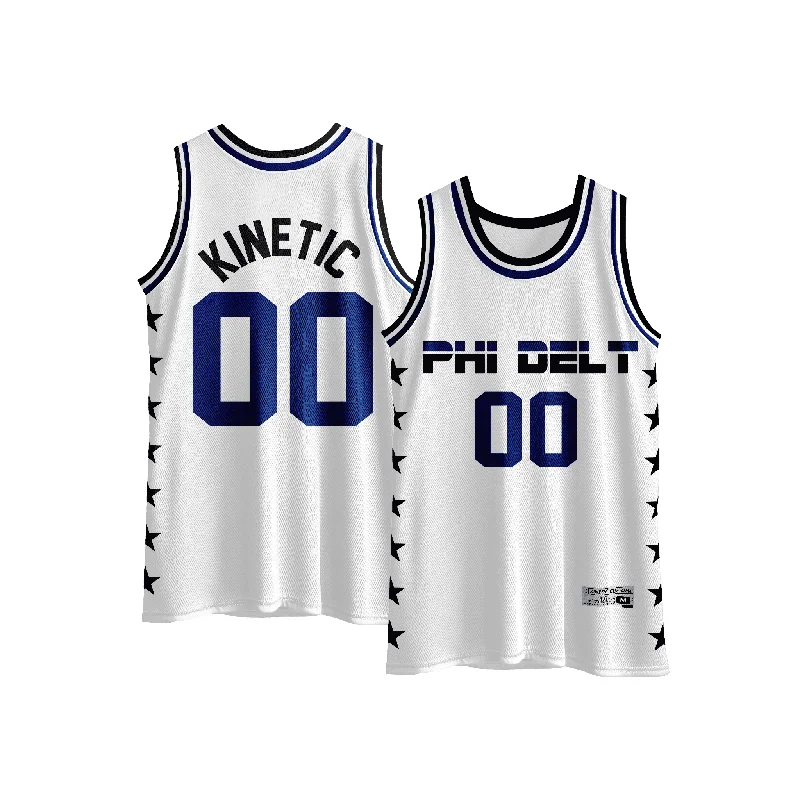 Phi Delta Theta - Black Star Basketball Jersey