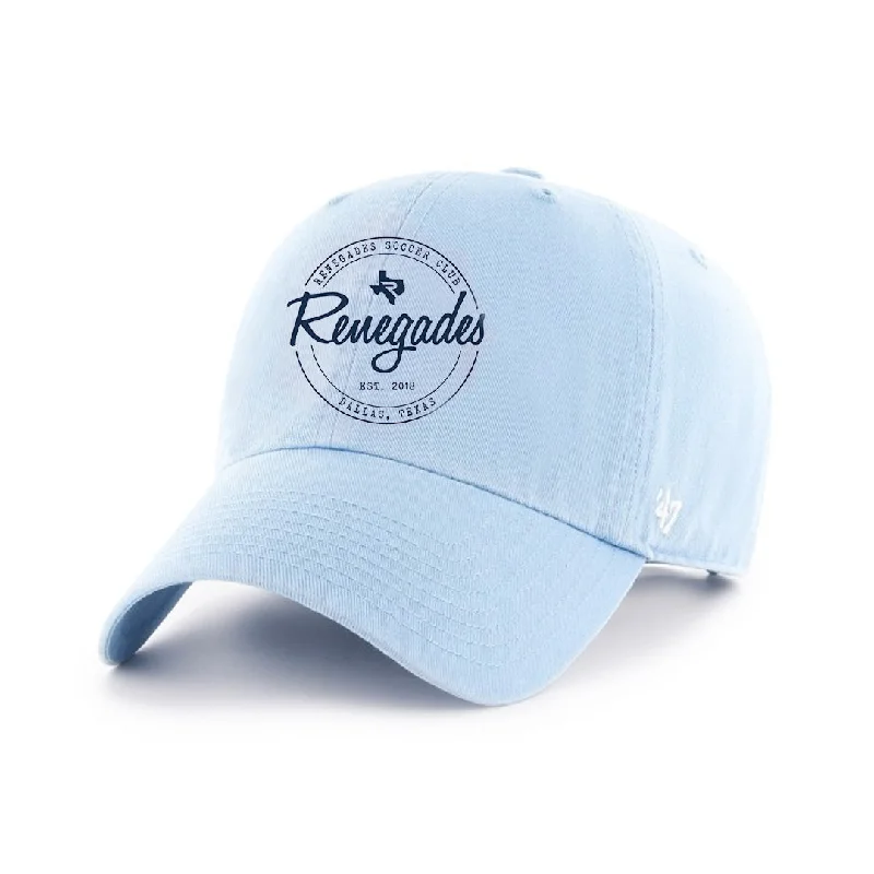 Script Dad Hat - Columbia Blue