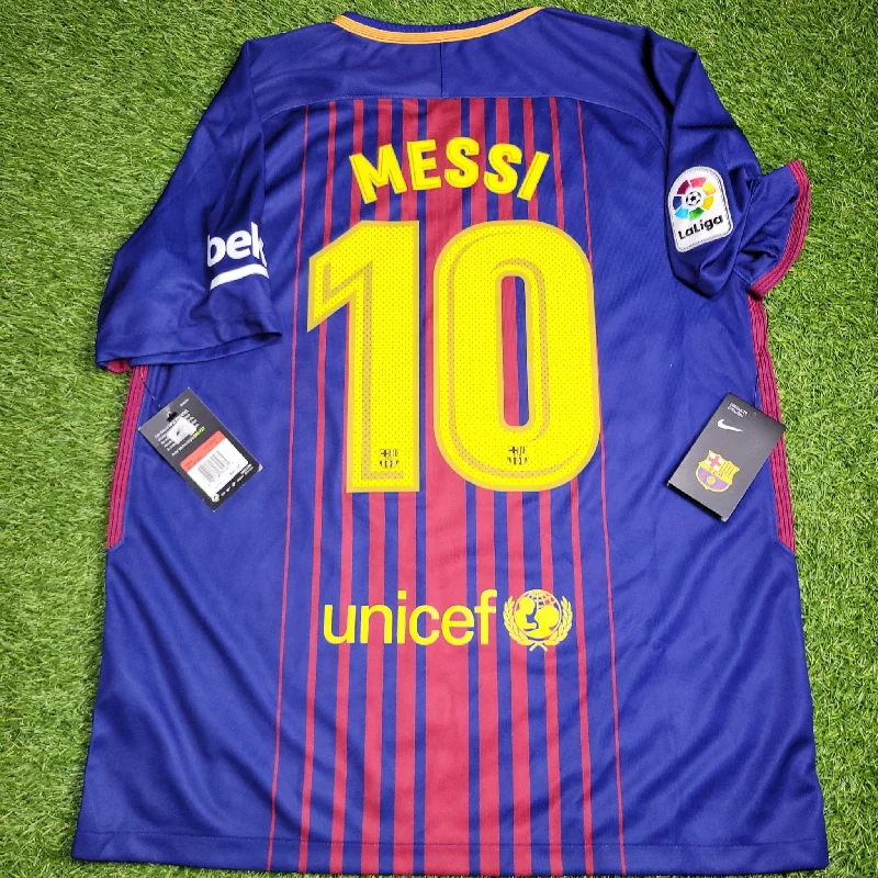 Messi Barcelona 2018 2019 Home Soccer Jersey Shirt BNWT L SKU# 847255-457