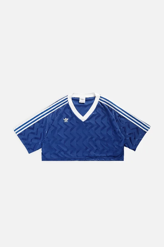 Rework Crop Adidas Soccer Jersey - XL