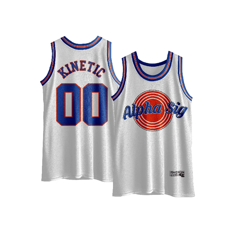 Alpha Sigma Phi - Vintage Basketball Jersey