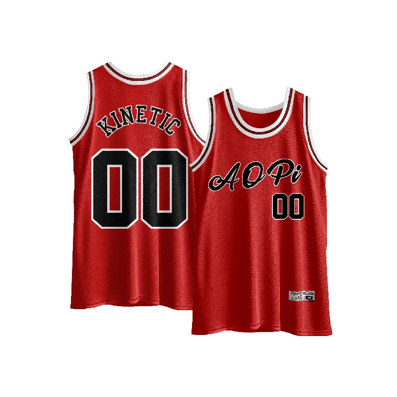 Alpha Omicron Pi - Big Red Basketball Jersey