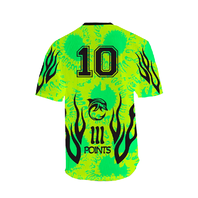 III Points 23 Number 10 Green Soccer Jersey