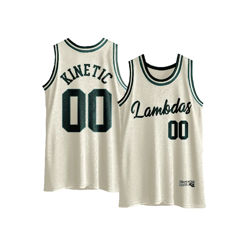 Lambda Phi Epsilon - Buttercream Basketball Jersey