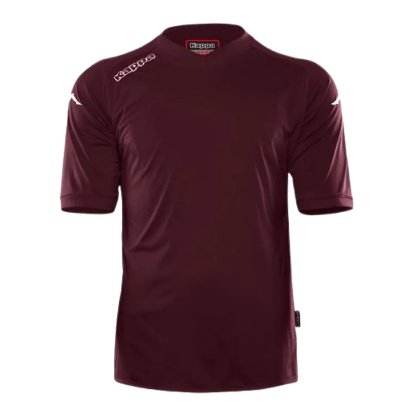 Kappa Short Sleeve Jersey Youth Maroon