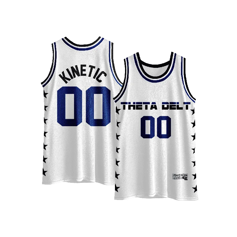 Theta Delta Chi - Black Star Basketball Jersey