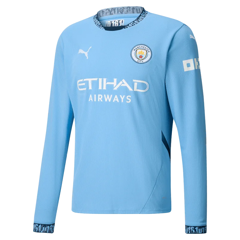 Manchester City 24/25 Long Sleeve Home Jersey (77507601)