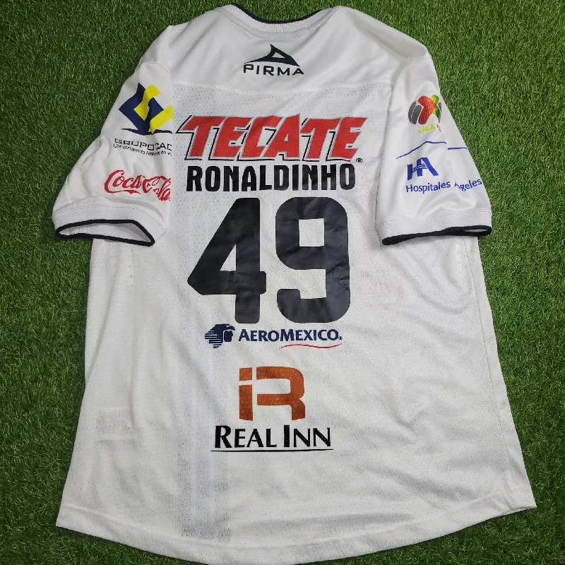 Ronaldinho Queretaro Pirma PLAYER ISSUE 2014 2015 Away Soccer Jersey Shirt XL