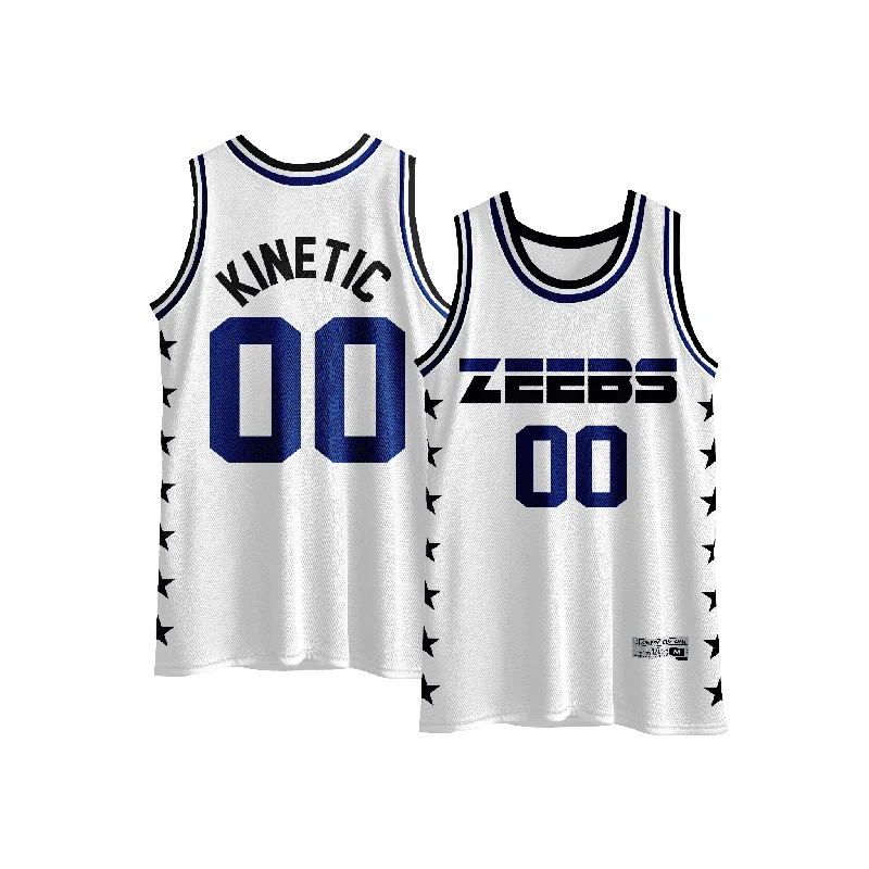 Zeta Beta Tau - Black Star Basketball Jersey