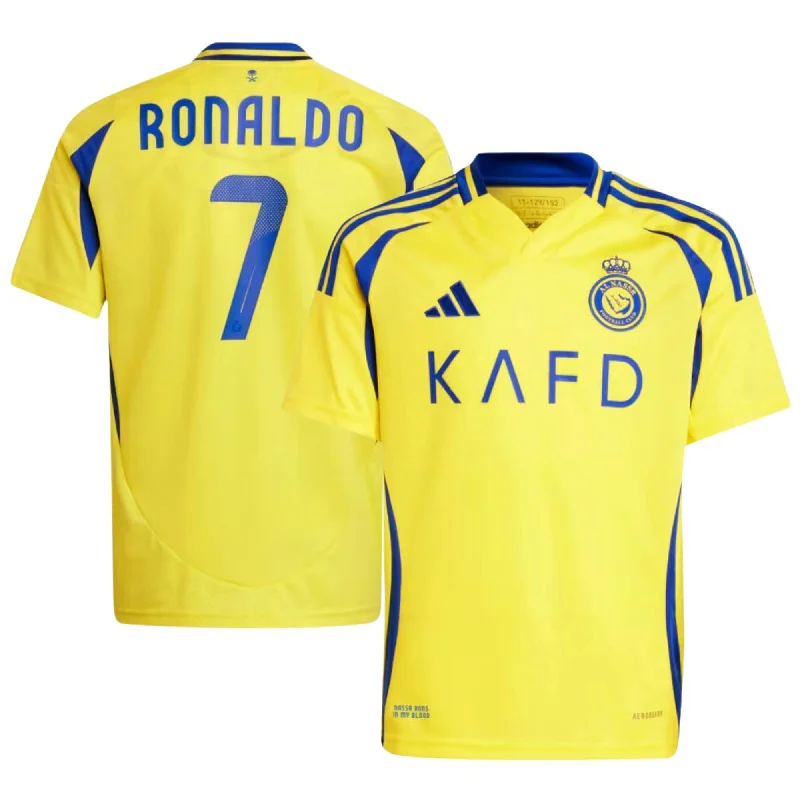 Al Nassr FC Home Jersey 24/25 Ronaldo 7 Kids