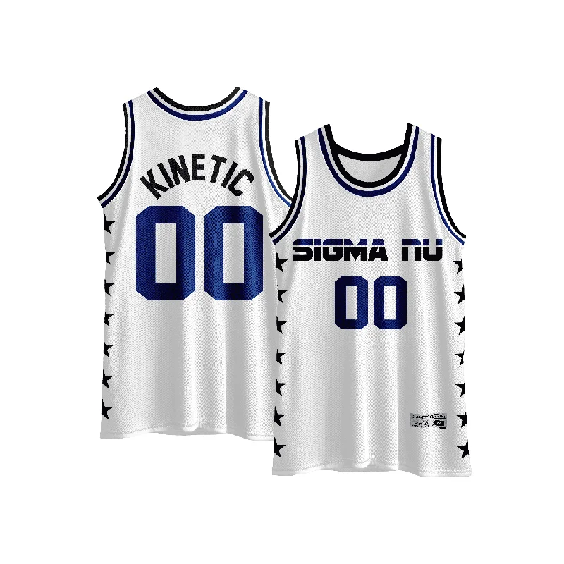 Sigma Nu - Black Star Basketball Jersey