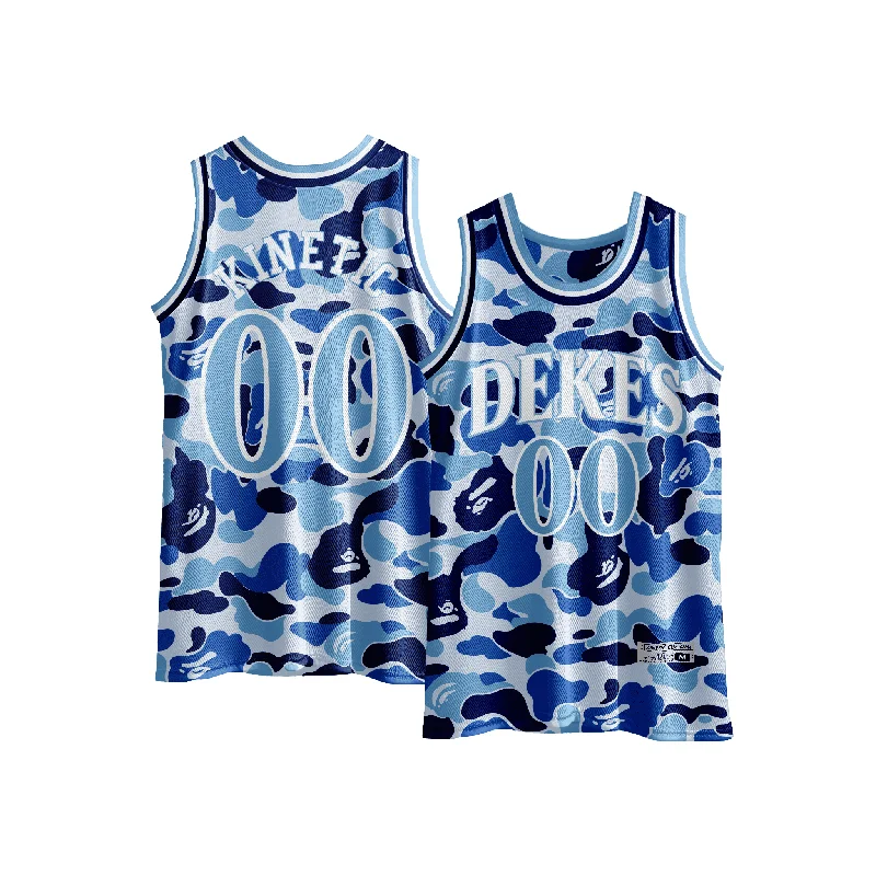 Delta Kappa Epsilon - Blue Camo Basketball Jersey