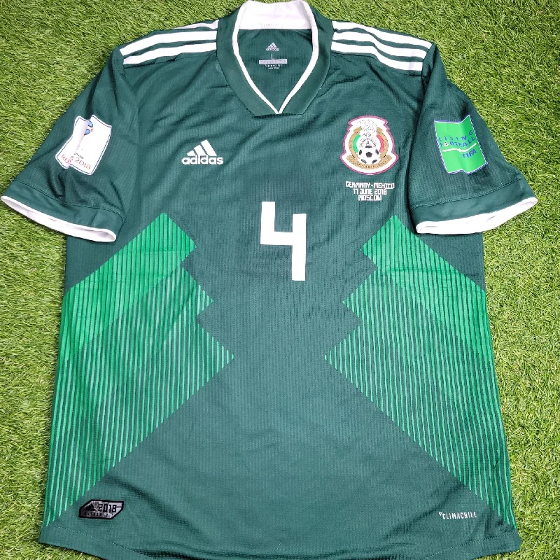 Marquez Mexico 2018 WORLD CUP PLAYER ISSUE Soccer Jersey Shirt L SKU# BQ4703