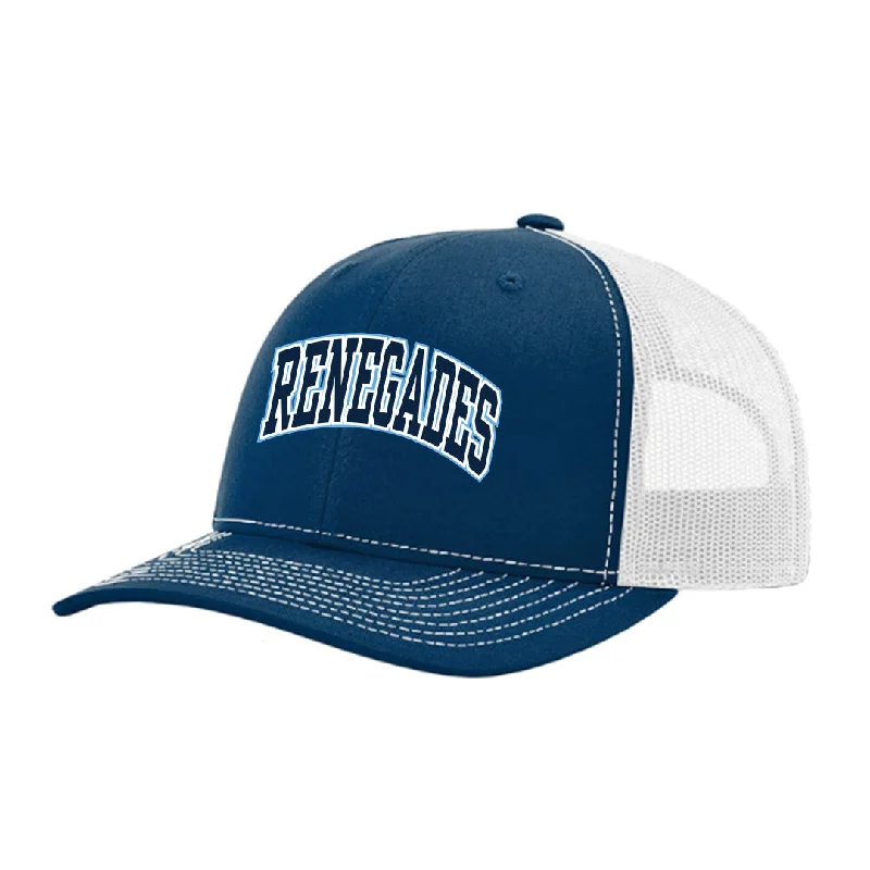 Richardson 112 Trucker Hat - Renegades Collegiate - Navy/White